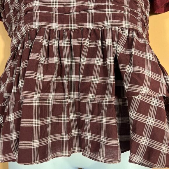 CINQ A SEPT Merlot/White Vica Top NWT - Picture 3 of 11